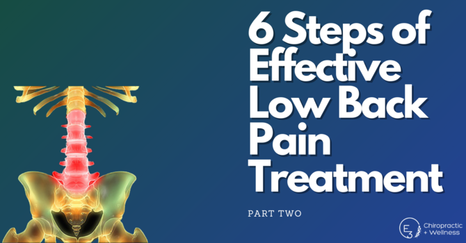 The 6 Steps of Effective Low Back Pain Treatment: Part Two image